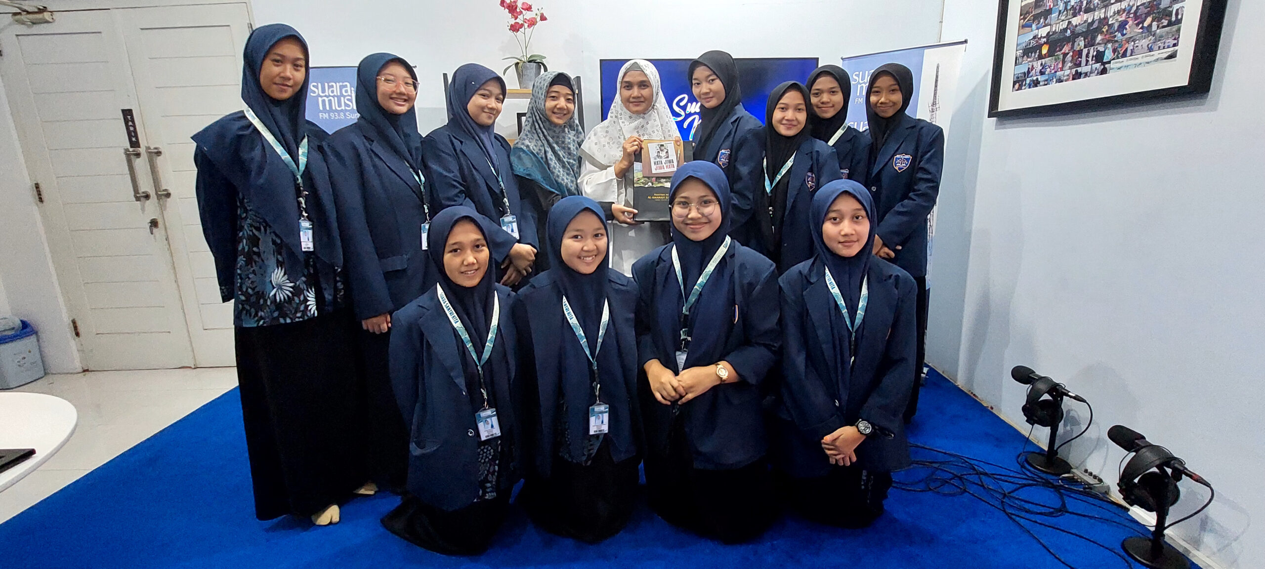 Kunjungan di Radio Suara Surabaya